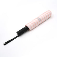 Load image into Gallery viewer, Umbrella - Pink Gingham Auto Open Compact
