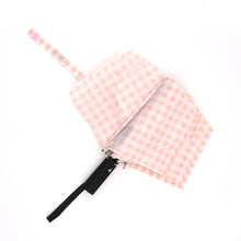 Load image into Gallery viewer, Umbrella - Pink Gingham Auto Open Compact
