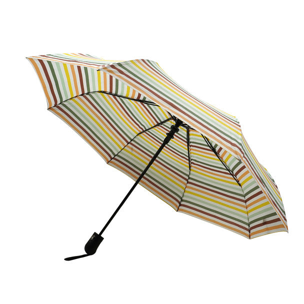Umbrella - Compact Travel Stripe Umbrella