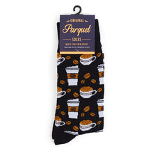 Load image into Gallery viewer, Men&#39;s Socks - Coffee Cups Novelty Socks
