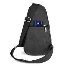 Load image into Gallery viewer, Crossbody Sling Bag - Charcoal Backpack - Adjustable Strap
