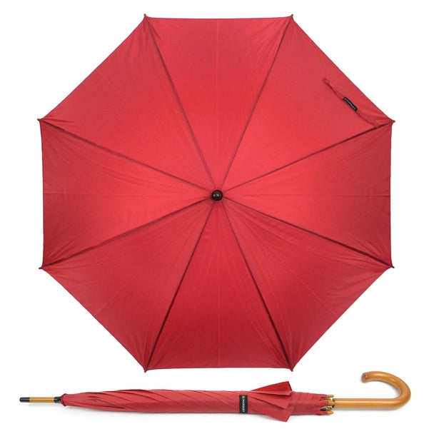 Parquet Wooden Auto-Open Umbrella – 5 Colors, Metal Frame, 40