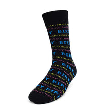 Load image into Gallery viewer, Men&#39;s Socks - Happy Birthday Novelty Socks
