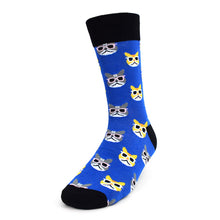 Load image into Gallery viewer, Men&#39;s Socks - Cool Cats Novelty Socks
