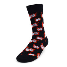 Load image into Gallery viewer, Men&#39;s Socks - Fire Dice Novelty Socks
