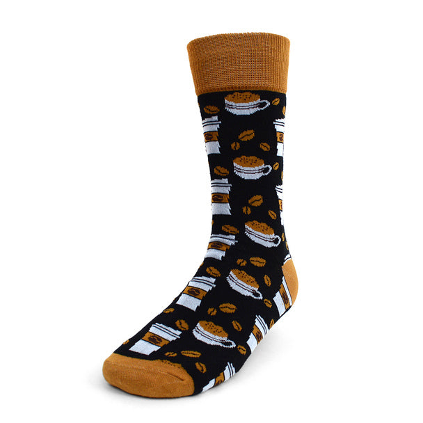 Men's Socks - Coffee Cups Novelty Socks