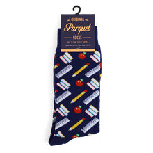 Load image into Gallery viewer, Men&#39;s Socks - School Supplies Novelty Socks
