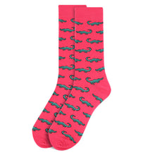 Load image into Gallery viewer, Men&#39;s Socks - Alligator Novelty Socks

