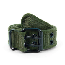 Load image into Gallery viewer, 12pc Size Assorted Men&#39;s Double Hole Canvas Belt CANB1301
