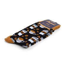 Load image into Gallery viewer, Men&#39;s Socks - Coffee Cups Novelty Socks
