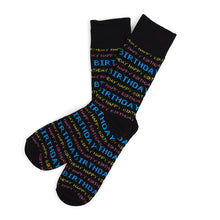Load image into Gallery viewer, Men&#39;s Socks - Happy Birthday Novelty Socks
