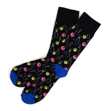 Load image into Gallery viewer, Men&#39;s Socks - Black Bowling Novelty Socks
