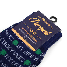 Load image into Gallery viewer, Men&#39;s Socks - &quot;My Lucky Socks&quot; Novelty Socks
