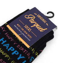 Load image into Gallery viewer, Men&#39;s Socks - Happy Birthday Novelty Socks
