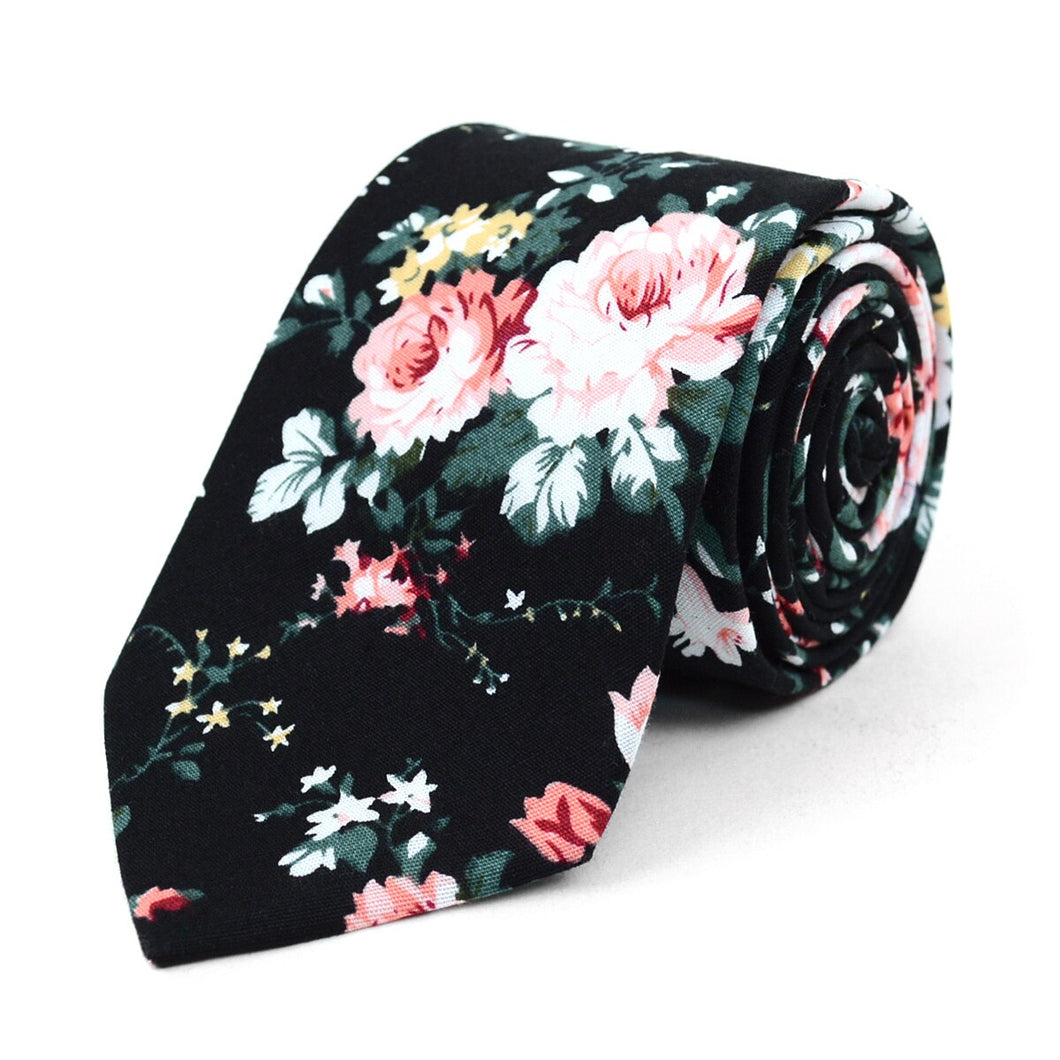 Floral Black & Rose 2.5