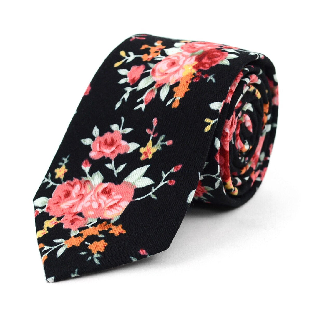 Floral Black & Rose 2.5