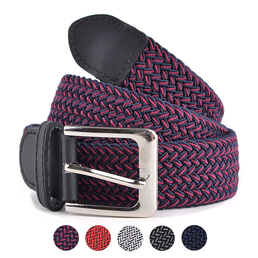 Men's Stretch Braided Woven Belts - BEB3301